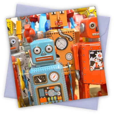 Cardtastic Card Retro Robots