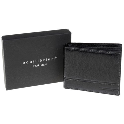 Joe Davies Equilibrium For Men Wallet Black Leather