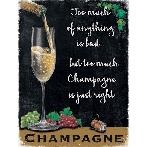 The Original Metal Sign Company Sign Champagne