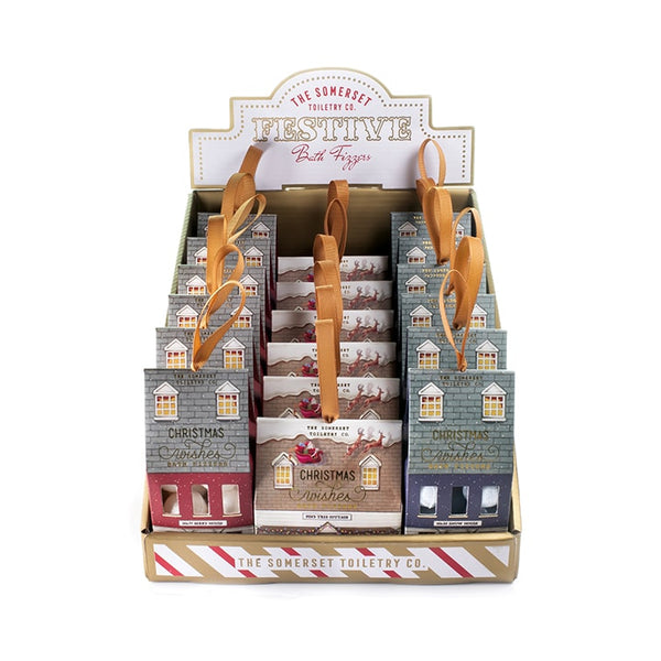 The Somerset Toiletry Co Xmas Bath Fizzer Houses