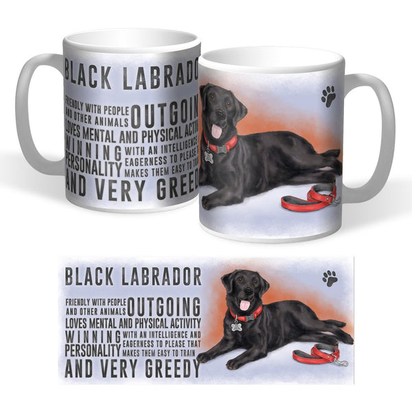 The Original Metal Sign Company Mug Black Labrador