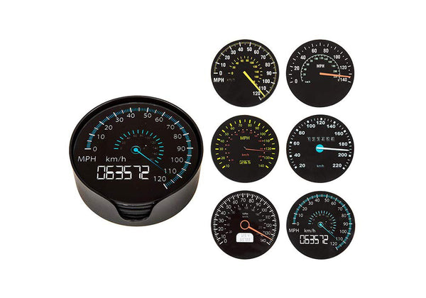 Joe Davies Speedometer Coasters Set of 6