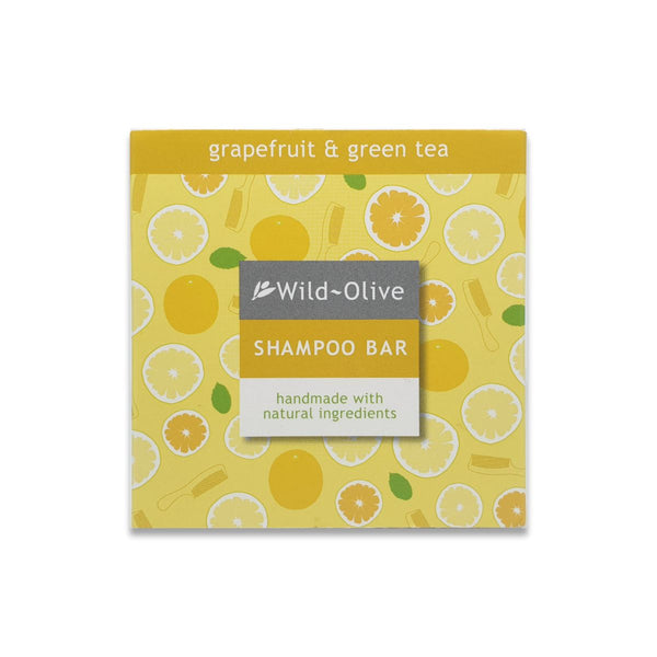 Wild Olive Shampoo Bar Medium Grapefruit And Green Tea