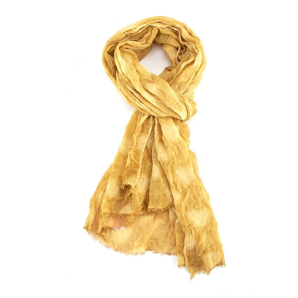 Miss Sparrow Scarf Hearts Yellow